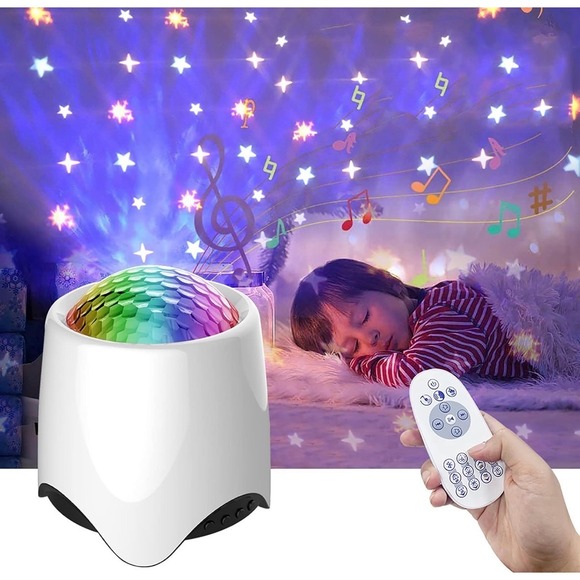 LED‎ Star Projector Light Night Lamp with Remote Control Bluetooth Speaker - Picture 5 of 7